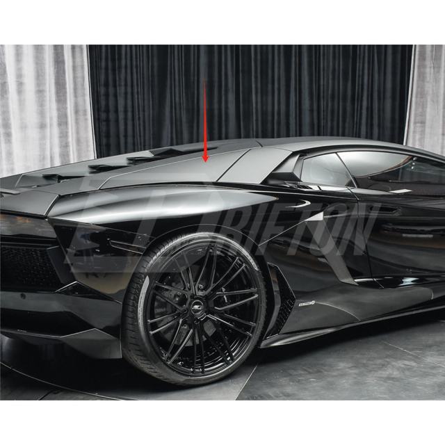 Dry Carbon Fiber Rear Side Intake Panels For Lamborghini Aventador & S  LP700 LP740 2011-2021