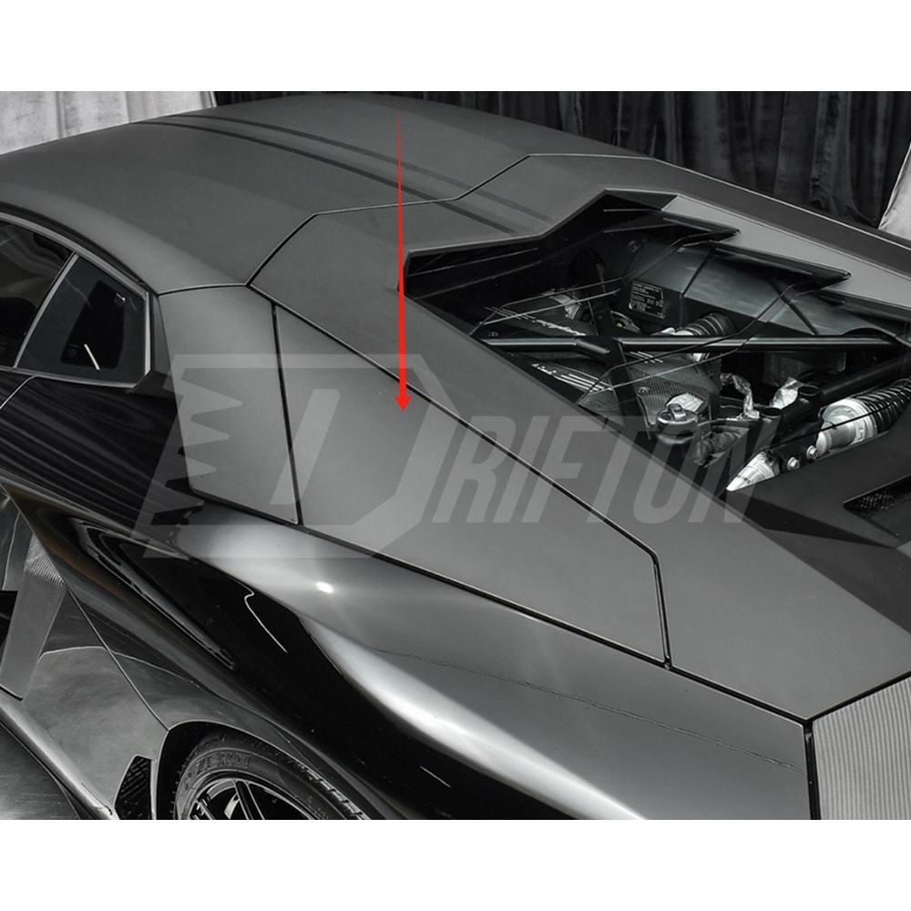 Dry Carbon Fiber Rear Side Intake Panels For Lamborghini Aventador & S  LP700 LP740 2011-2021