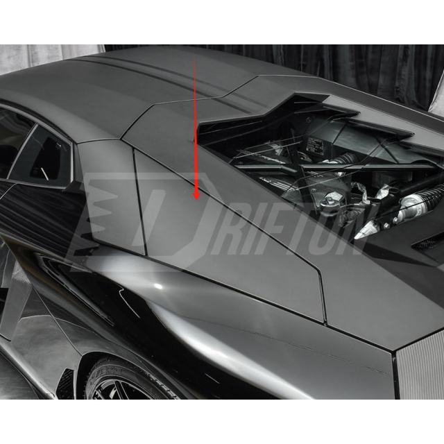 Dry Carbon Fiber Rear Side Intake Panels For Lamborghini Aventador & S  LP700 LP740 2011-2021