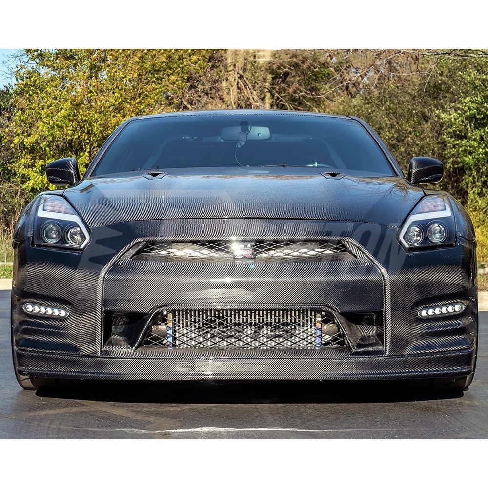 DBA OEM Style Carbon Fiber Front Bumper For Nissan R35 GTR 2008-2016