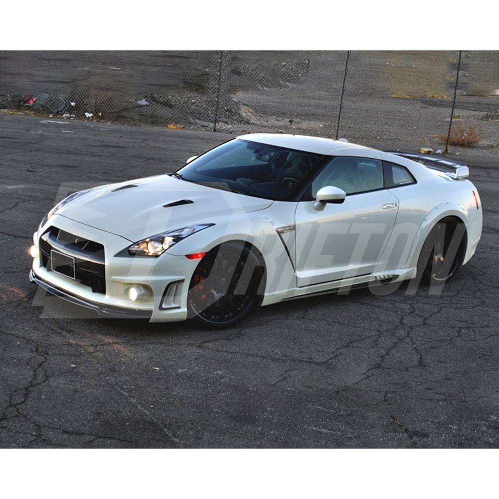 Wald Style Carbon Fiber Side Skirt For Nissan R35 GTR 2008-2026
