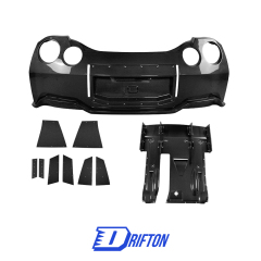 LB V2 Style Carbon Fiber Rear Bumper & Rear Diffuser For Nissan R35 GTR 2008-2023