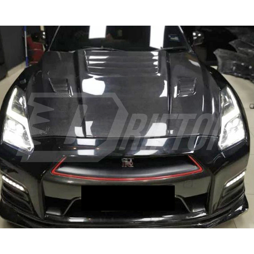 Revozport Style Carbon Fiber Hood For Nissan R35 GTR 2008-2016