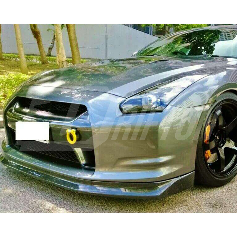 ZELE Style Carbon Fiber Front Lip For Nissan R35 GTR 2008-2011