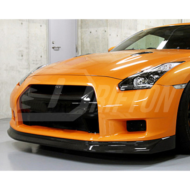 ZELE Style Carbon Fiber Front Lip For Nissan R35 GTR 2008-2011