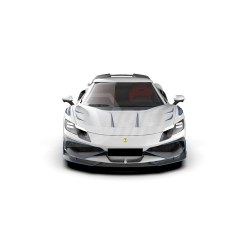 Batfury Style Dry Carbon Fiber Front Bumper Side Vent Trim For Ferrari 296 GTB & GTS 2021-2025