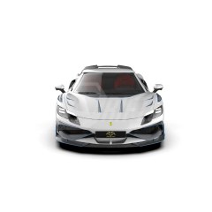 Batfury Style Partial Exposed Dry Carbon Fiber Front Fenders For Ferrari 296 GTB & GTS 2021-2025