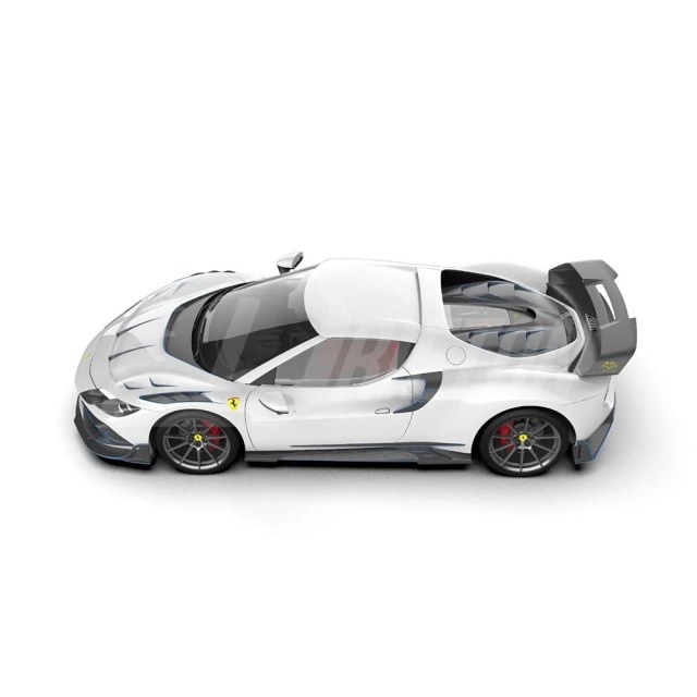 Batfury Style Dry Carbon Fiber Front Hood For Ferrari 296 GTB & GTS 2021-2025
