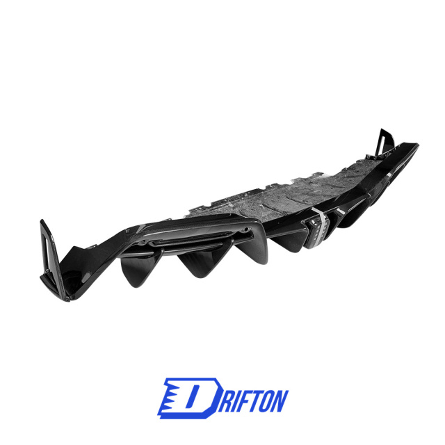 Batfury Style Dry Carbon Fiber Rear Diffuser For Ferrari 296 GTB & GTS 2021-2025