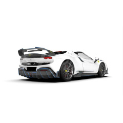 Batfury Style Dry Carbon Fiber Rear Diffuser For Ferrari 296 GTB & GTS 2021-2025