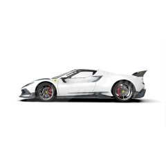 Batfury Style Dry Carbon Fiber Rear Diffuser For Ferrari 296 GTB & GTS 2021-2025
