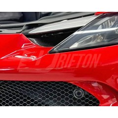 OEM Style Dry Carbon Fiber Headlight Air Vents Trim For Ferrari 296 GTB & GTS 2021-2025