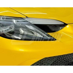 OEM Style Dry Carbon Fiber Headlight Air Vents Trim For Ferrari 296 GTB & GTS 2021-2025