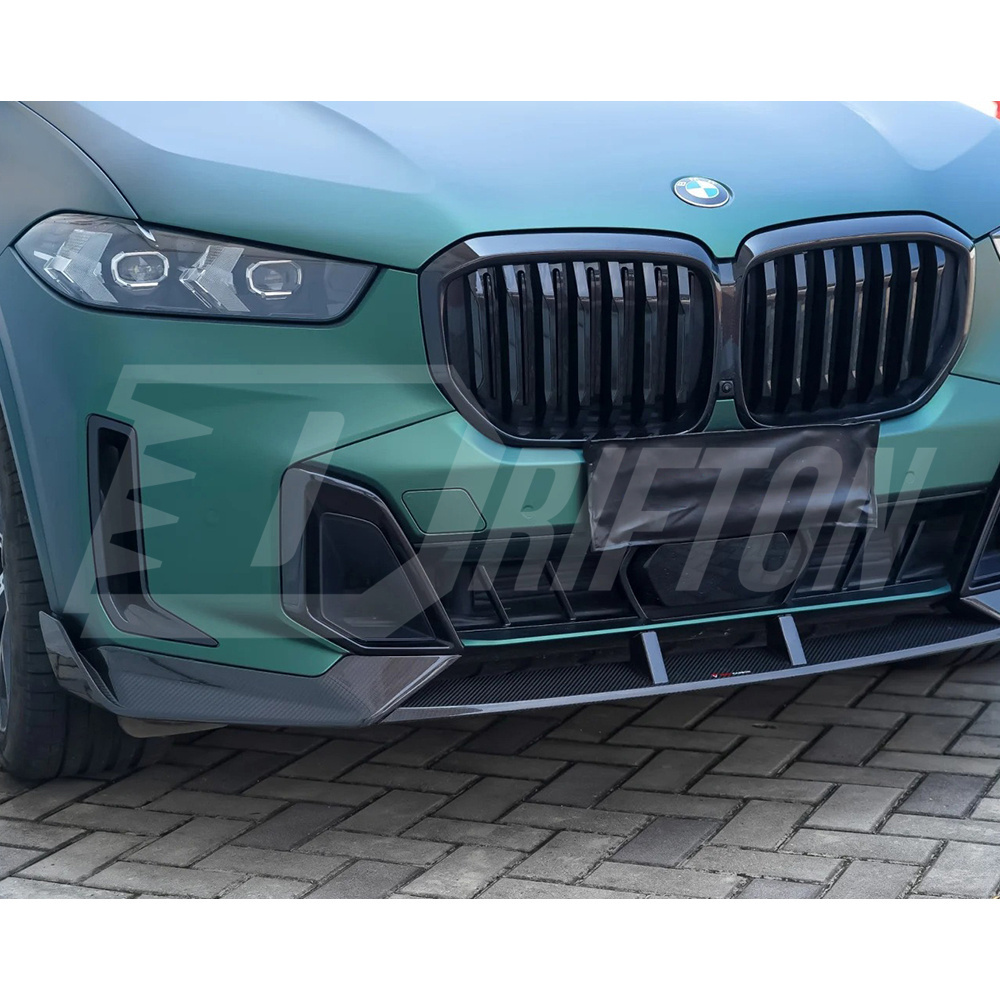 TAKD Style Dry Carbon Fiber Front Lip For BMW X5 G05 LCI 2024-On