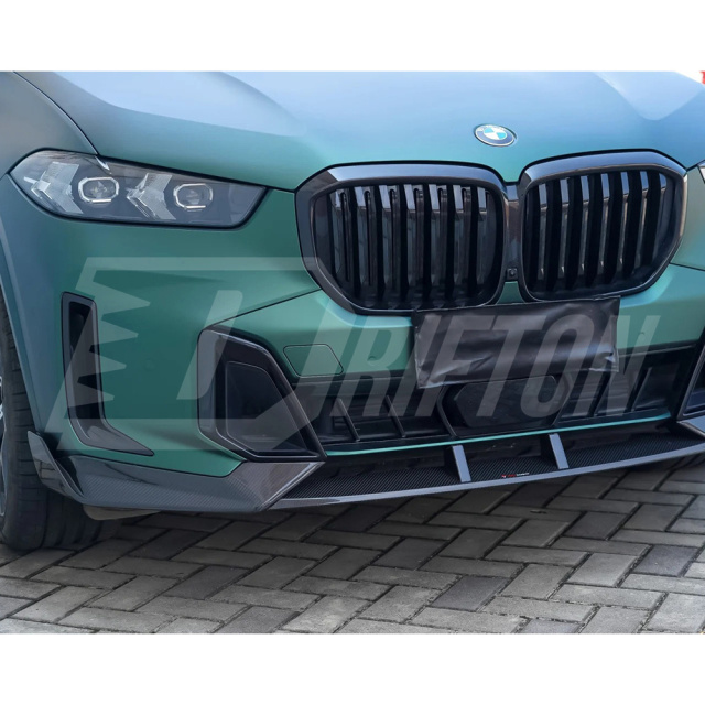 TAKD Style Dry Carbon Fiber Front Lip For BMW X5 G05 LCI 2024-On