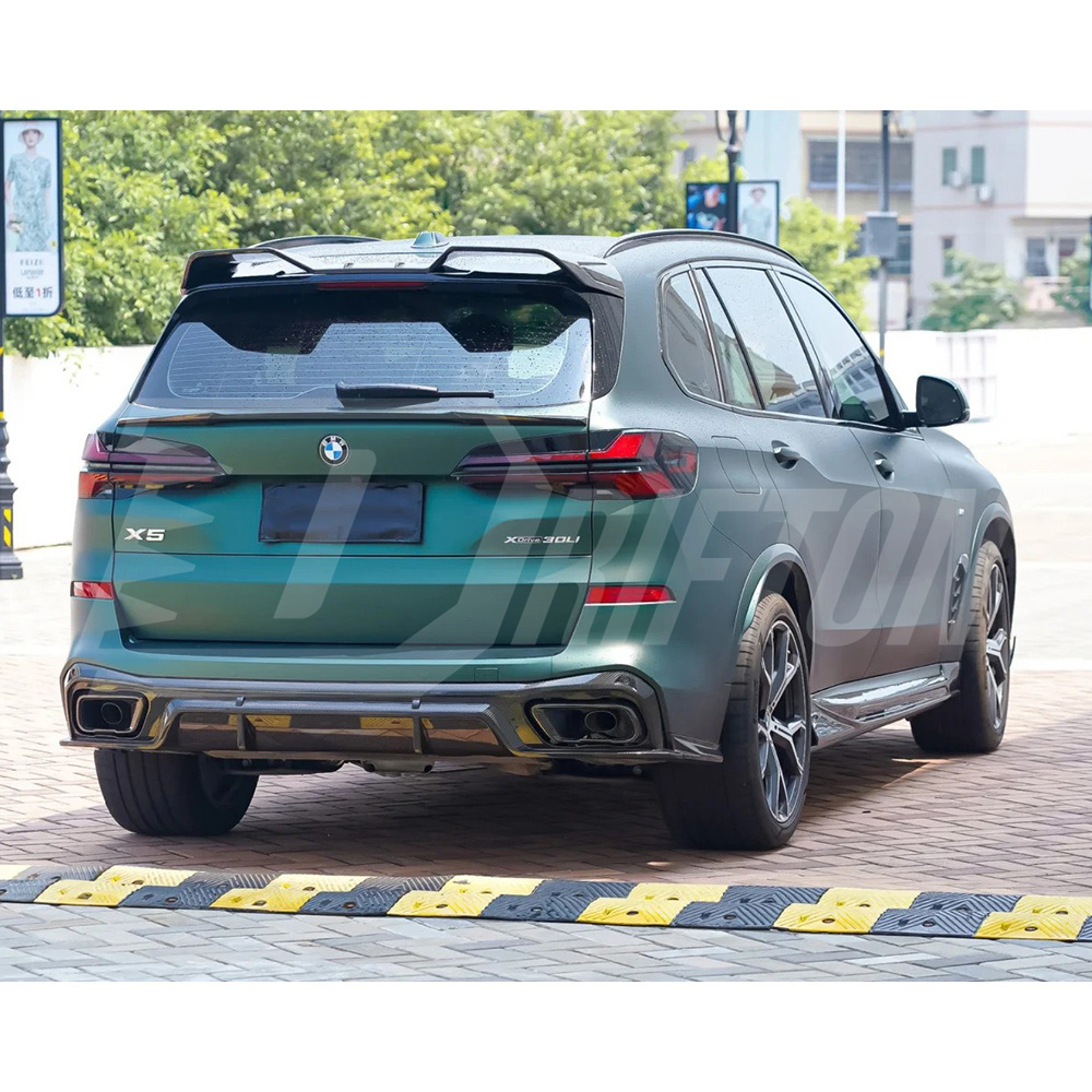 TAKD Style Dry Carbon Fiber Rear Diffuser For BMW X5 G05 LCI 2019-On