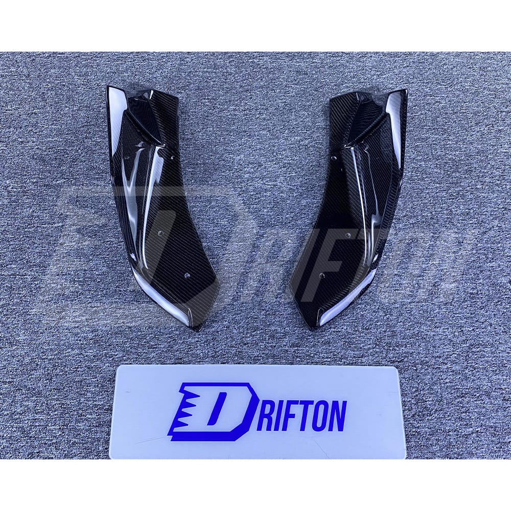 Aimgain Style Carbon Fiber Rear Spats Splitter For Toyota Supra MK5 A90 A91 GR 2019-2024