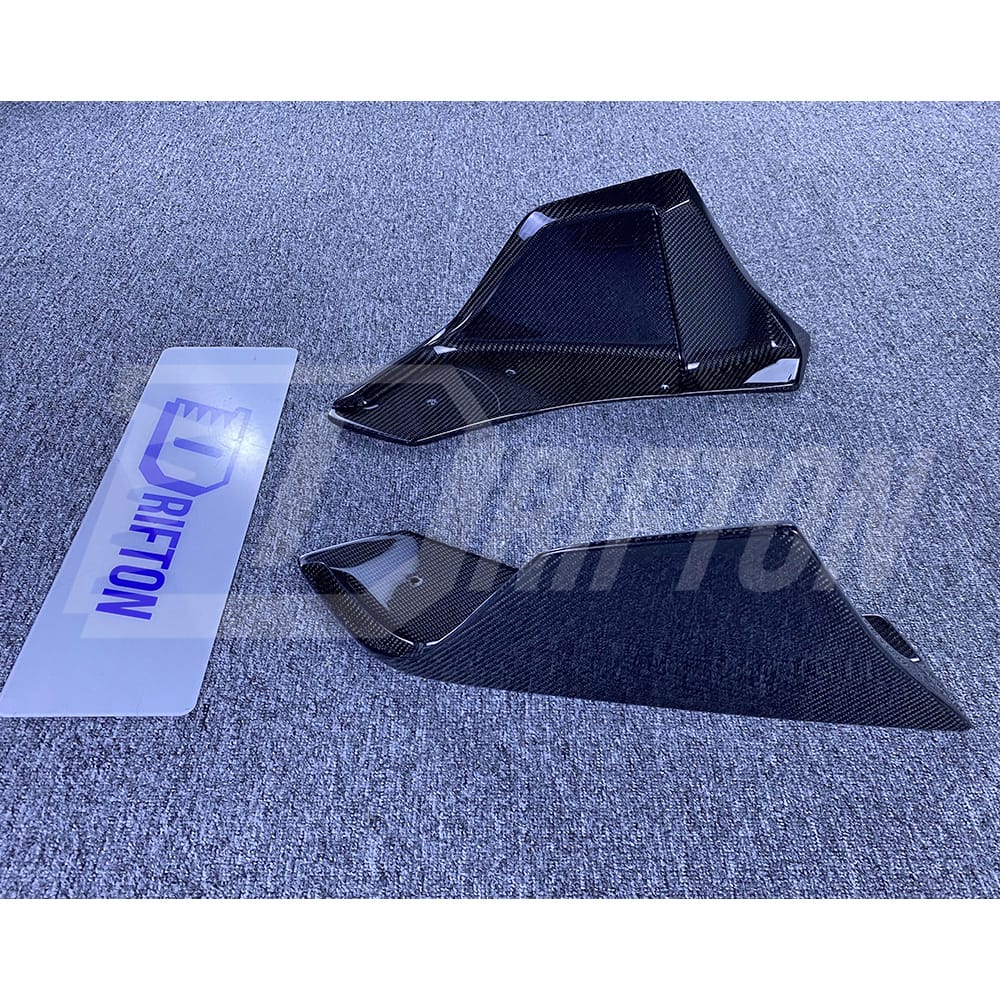 Aimgain Style Carbon Fiber Rear Spats Splitter For Toyota Supra MK5 A90 A91 GR 2019-2024