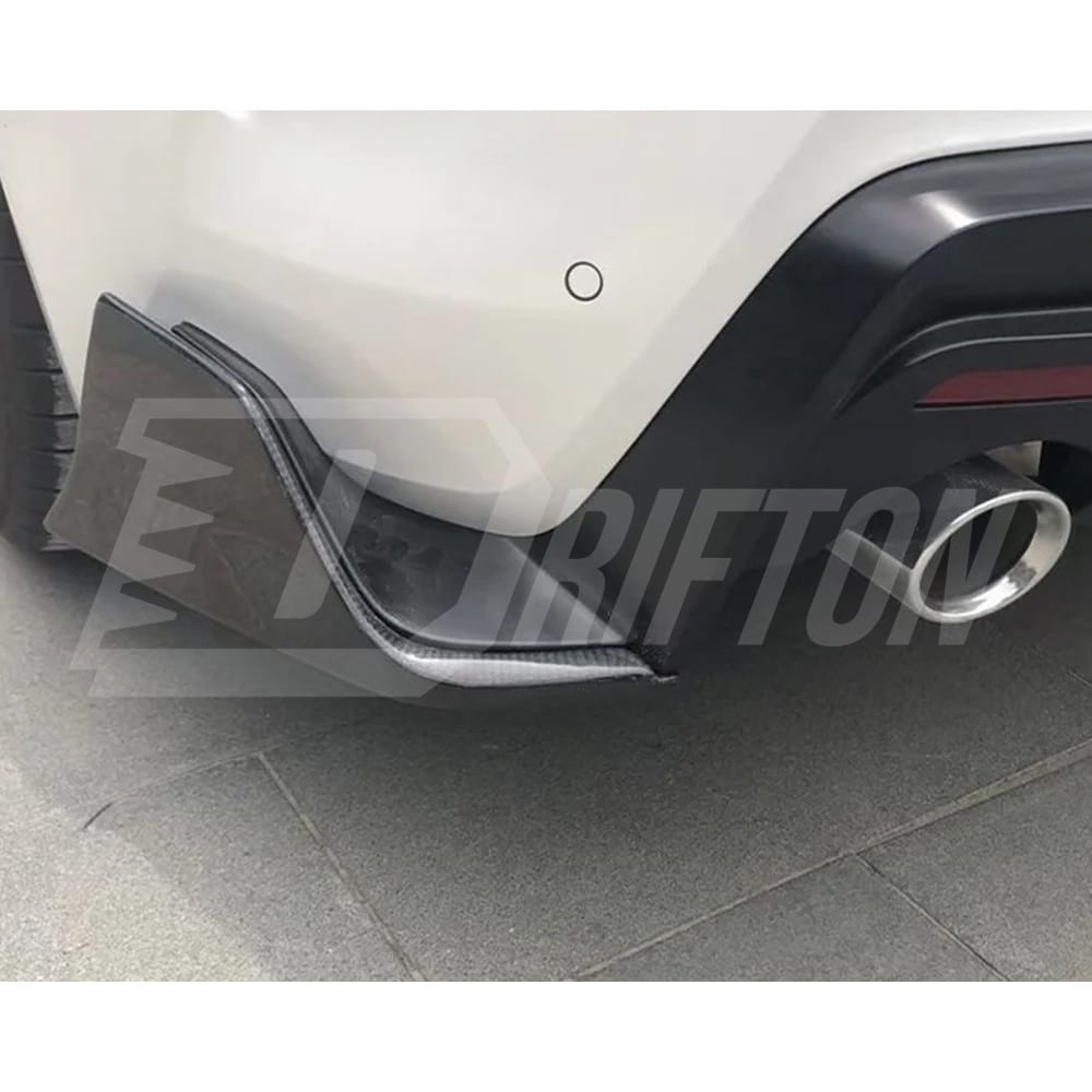 Aimgain Style Carbon Fiber Rear Spats Splitter For Toyota Supra MK5 A90 A91 GR 2019-2024