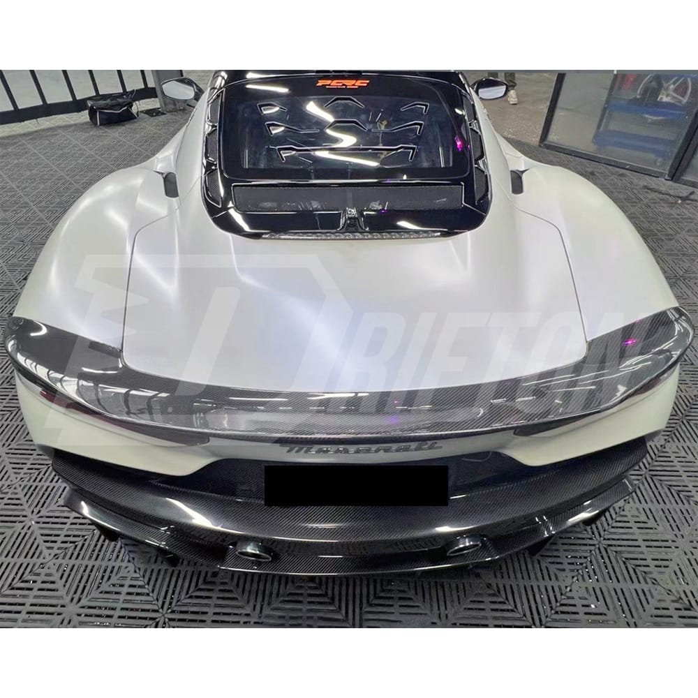 Aria Style Dry Carbon Fiber Front Lip For Maserati MC20
