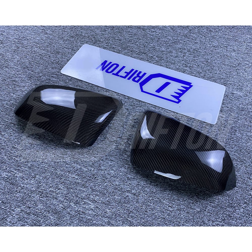 Carbon Fiber Repalcement Side Mirror Cover For Toyota Supra MK5 A90 A91 GR 2019-2024
