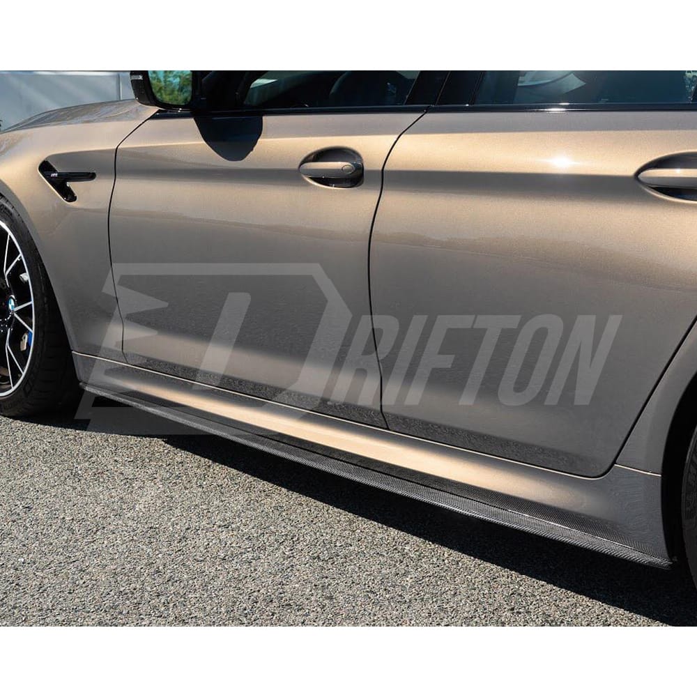 MP Style Carbon Fiber Side Skirt For BMW 5 Series G30 2017-2023