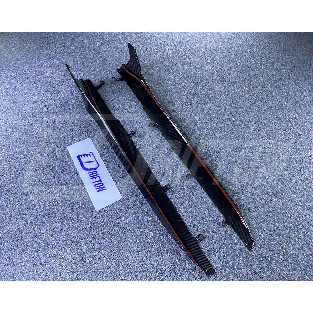 SQ Style Dry Carbon Fiber Side Skirt For BMW M8 F90 F91 F92 F93 2020-2024