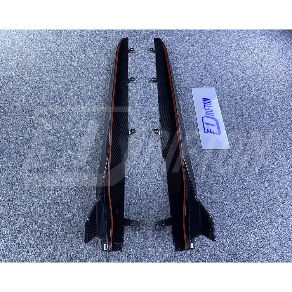 SQ Style Dry Carbon Fiber Side Skirt For BMW M8 F90 F91 F92 F93 2020-2024