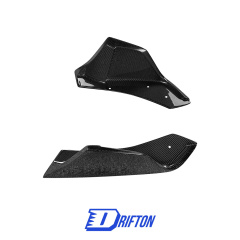 Aimgain Style Carbon Fiber Rear Spats Splitter For Toyota Supra MK5 A90 A91 GR 2019-2024