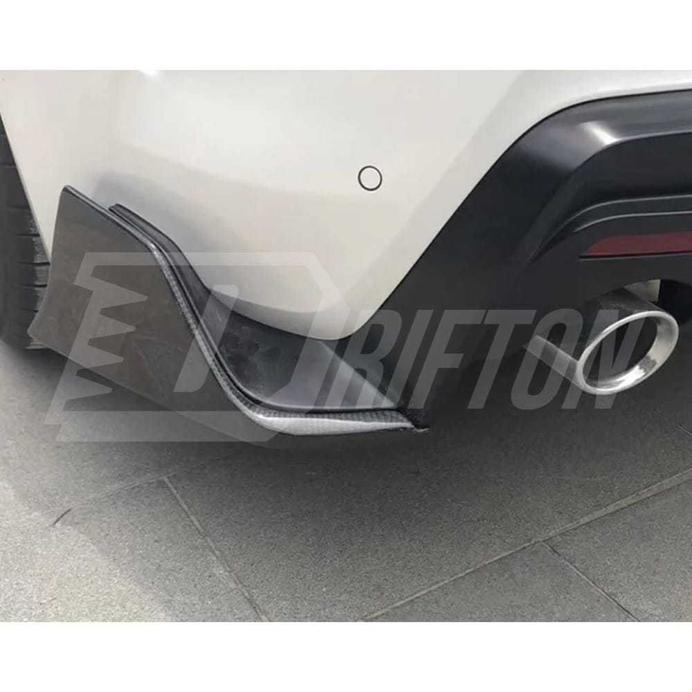 Aimgain Style Carbon Fiber Rear Spats Splitter For Toyota Supra MK5 A90 A91 GR 2019-2024