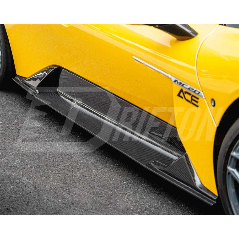 Aria Style Dry Carbon Fiber Side Skirt For Maserati MC20