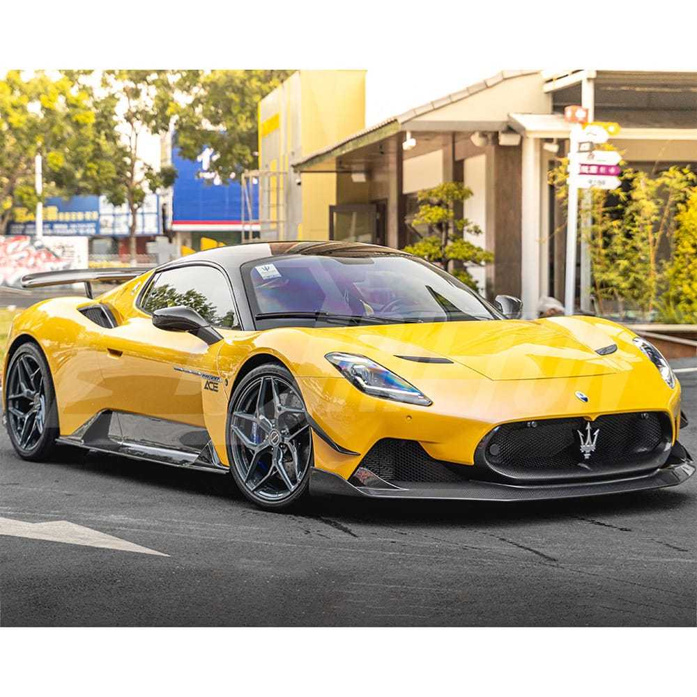 Aria Style Dry Carbon Fiber Front Lip For Maserati MC20