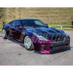 CMST Style Half Carbon Fiber Front Bumper With Front Lip For Nissan R35 GTR 2008-2016