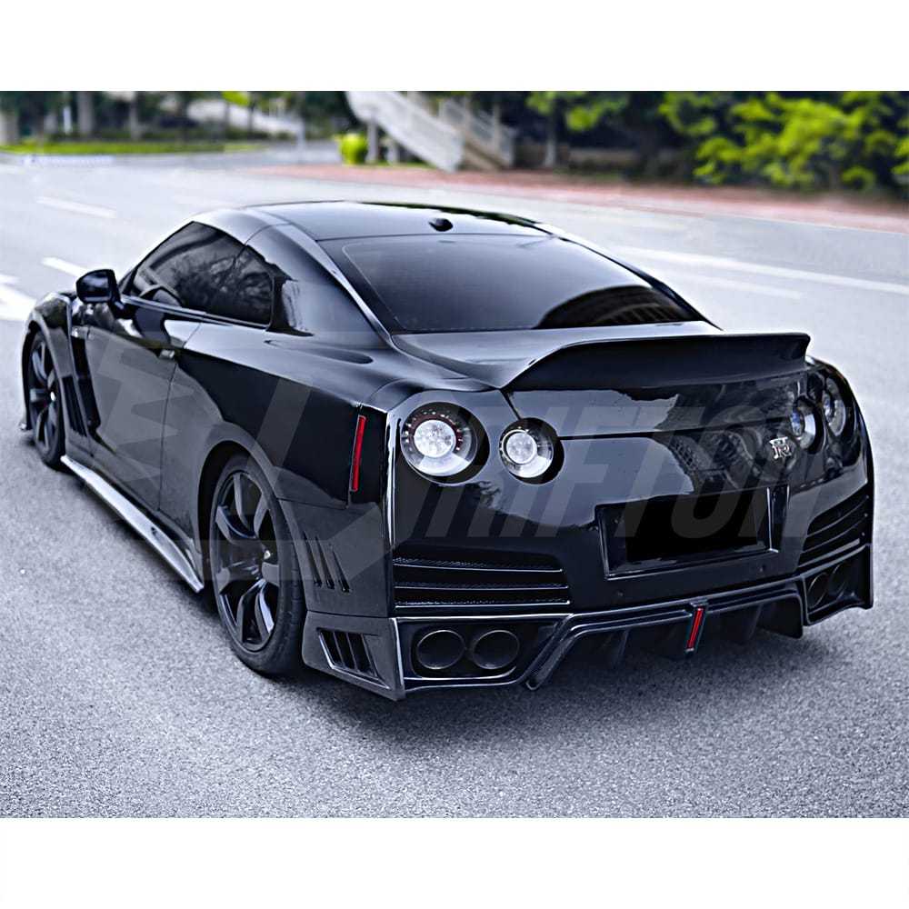CMST V2 Style Carbon Fiber Side Skirt For Nissan R35 GTR 2008-2026