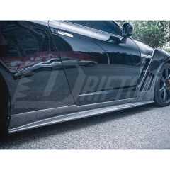 CMST V2 Style Carbon Fiber Side Skirt For Nissan R35 GTR 2008-2026