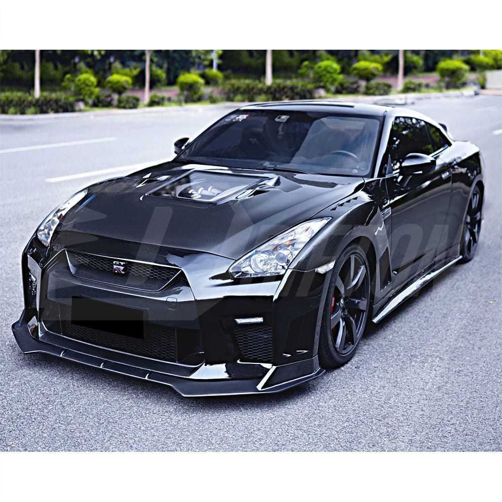 CMST V2 Style Carbon Fiber Side Skirt For Nissan R35 GTR 2008-2026