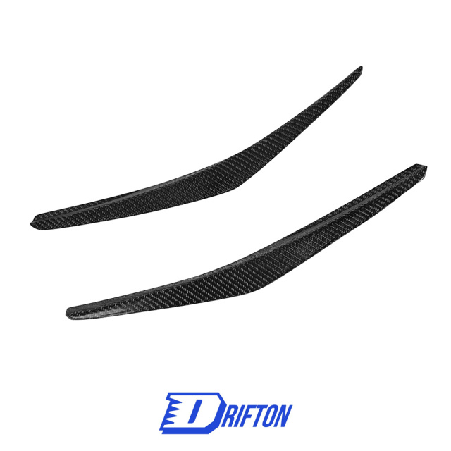 Carbon Fiber Front Bumper Canards For Alfa Romeo Giulia Base Ti 2016-2023