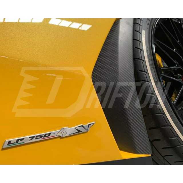 LB Style Carbon Fiber Side Skirt Intake Air Vents For Lamborghini Aventador SV LP750 2015-2017