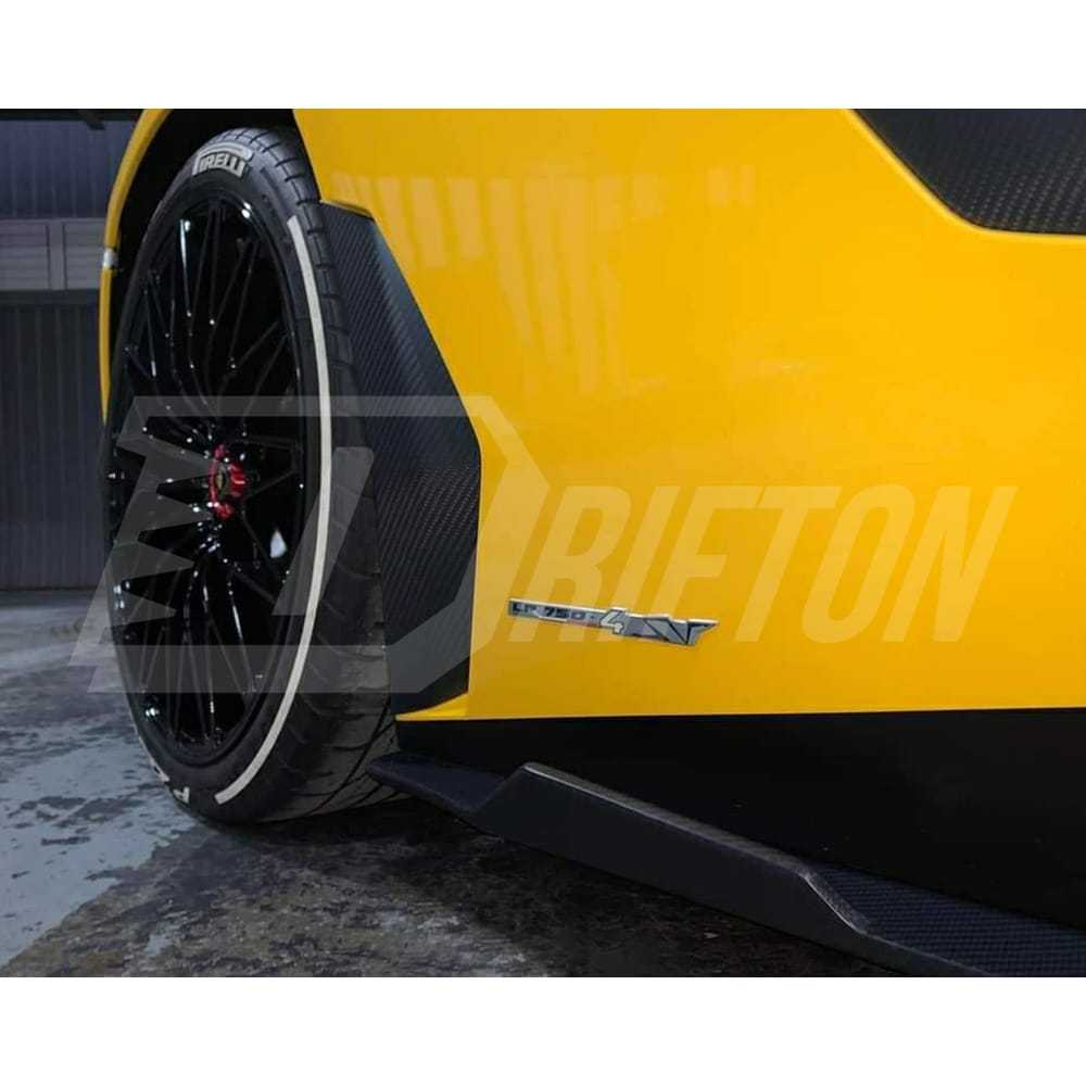 LB Style Carbon Fiber Side Skirt Intake Air Vents For Lamborghini Aventador SV LP750 2015-2017