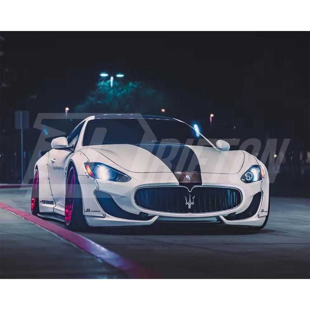 Liberty Walk LB Style Glass Fiber Wide Body Kit For Maserati Granturismo Grancabrio GT GTS GC 2007-2015
