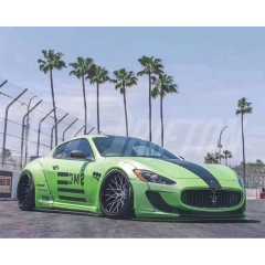 Liberty Walk LB Style Glass Fiber Wide Body Kit For Maserati Granturismo Grancabrio GT GTS GC 2007-2015