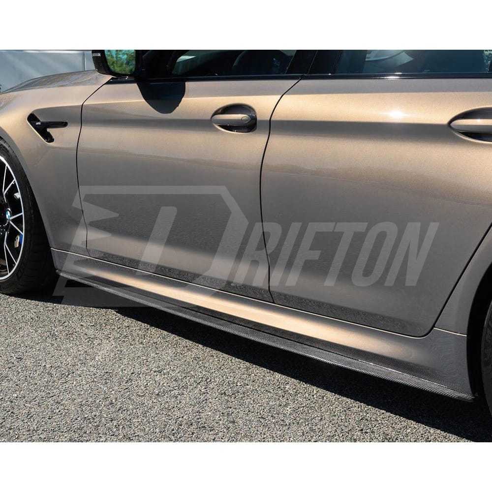 MP Style Carbon Fiber Side Skirt For BMW 5 Series G30 2017-2023