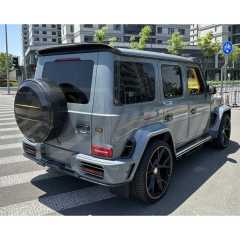 Mansory Style Dry Carbon Fiber Wheel Spare Tire Ring Cover For Mercedes Benz G-Class W464 G500 AMG G63 2018-2024