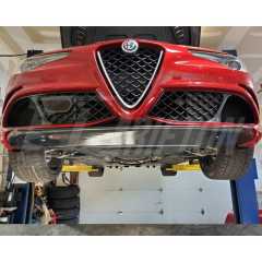 OEM Style Carbon Fiber Front Lip For Alfa Romeo Quadrifoglio 2016-2023