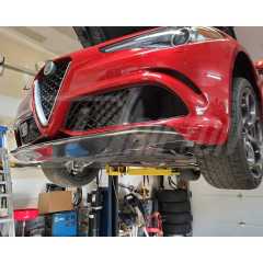 OEM Style Carbon Fiber Front Lip For Alfa Romeo Quadrifoglio 2016-2023