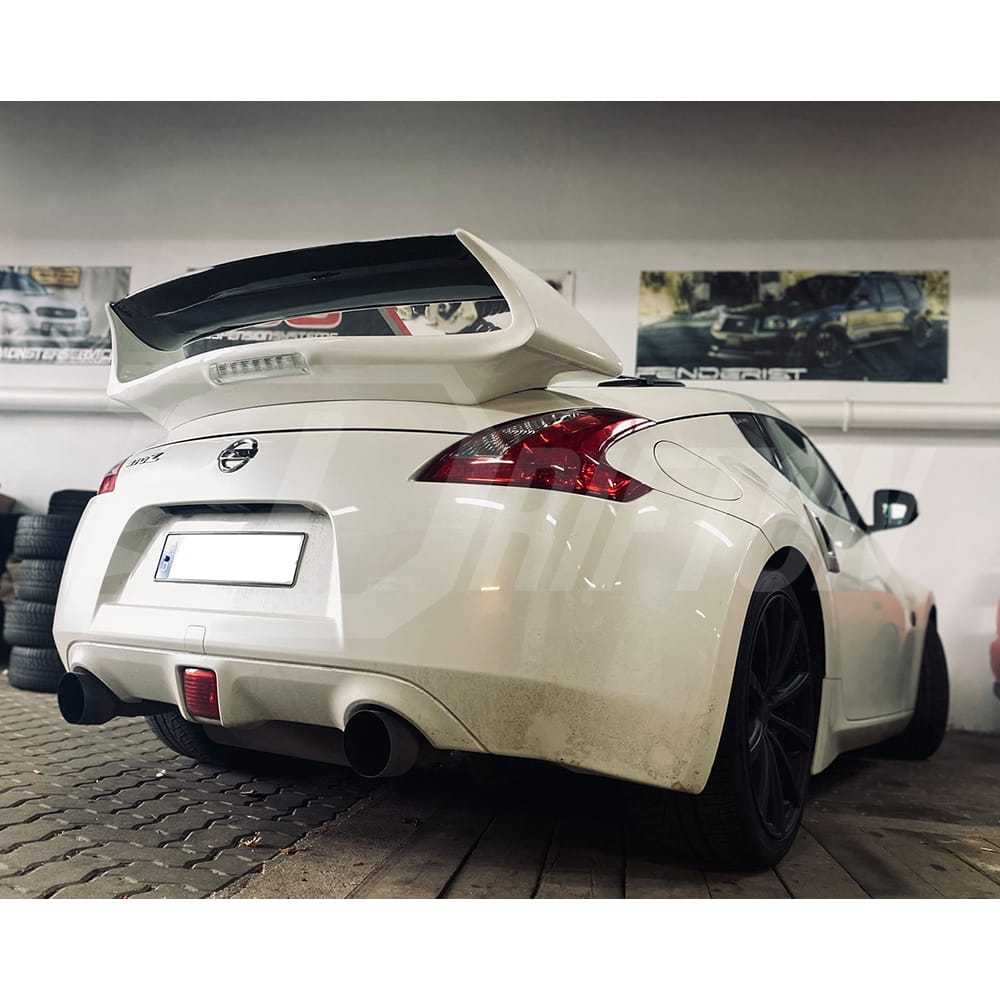 Amuse Style Half Carbon Fiber Rear Spoiler Wing For Nissan 370Z Z34 2008-2019