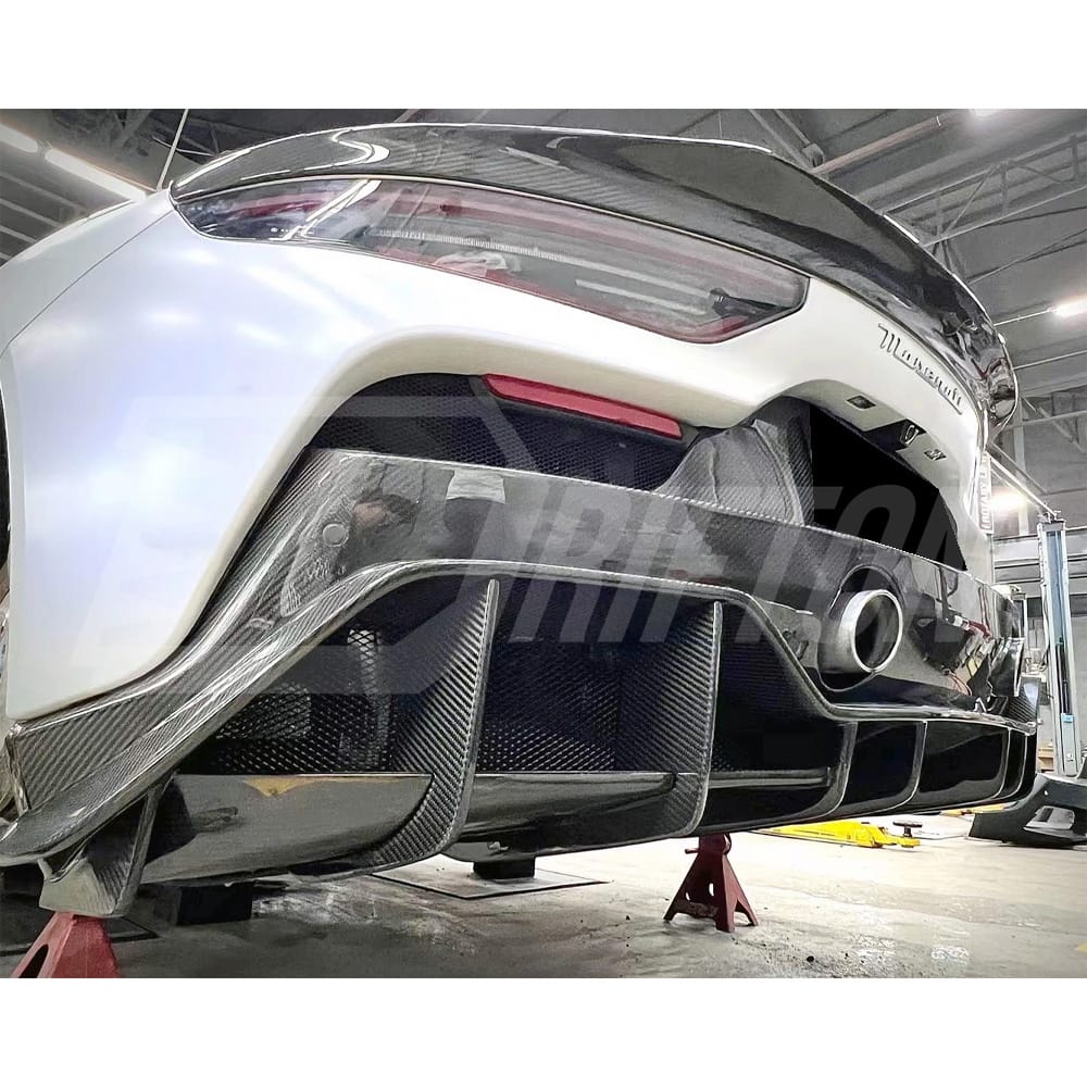 Aria Style Dry Carbon Fiber Rear Diffuser For Maserati MC20
