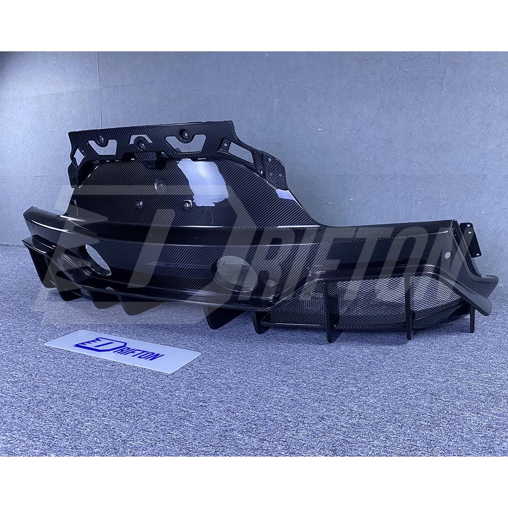 Aria Style Dry Carbon Fiber Rear Diffuser For Maserati MC20