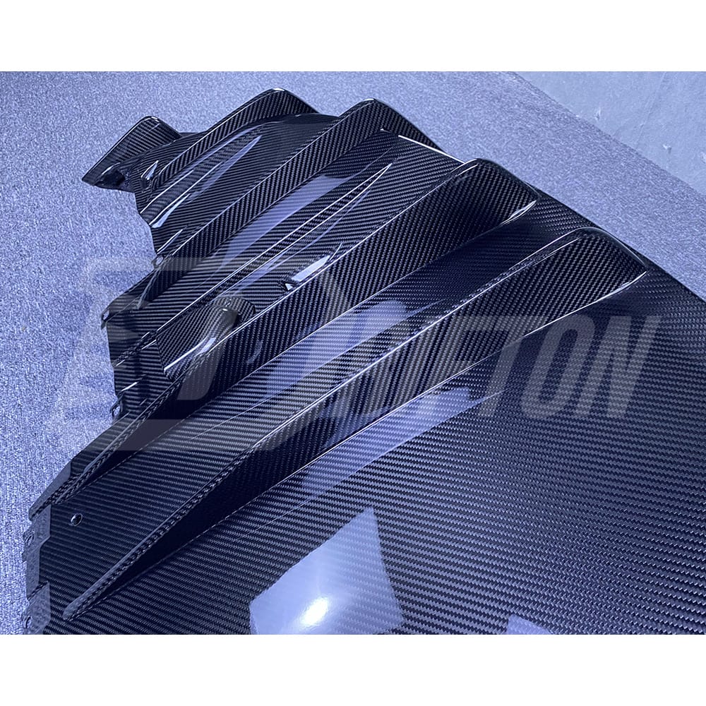 Aria Style Dry Carbon Fiber Rear Diffuser For Maserati MC20