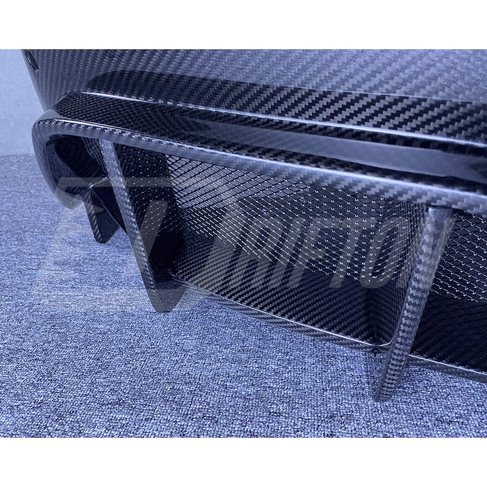Aria Style Dry Carbon Fiber Rear Diffuser For Maserati MC20